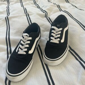 Vans Classic Black and White Sneakers
